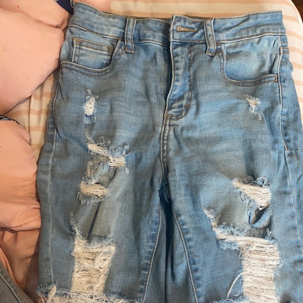 Light washed Denim shorts